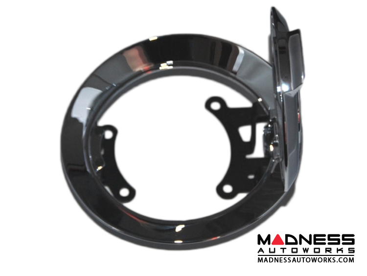 FIAT 500 Fuel Door Chrome w/ 500 Logo Genuine FIAT 500 MADNESS